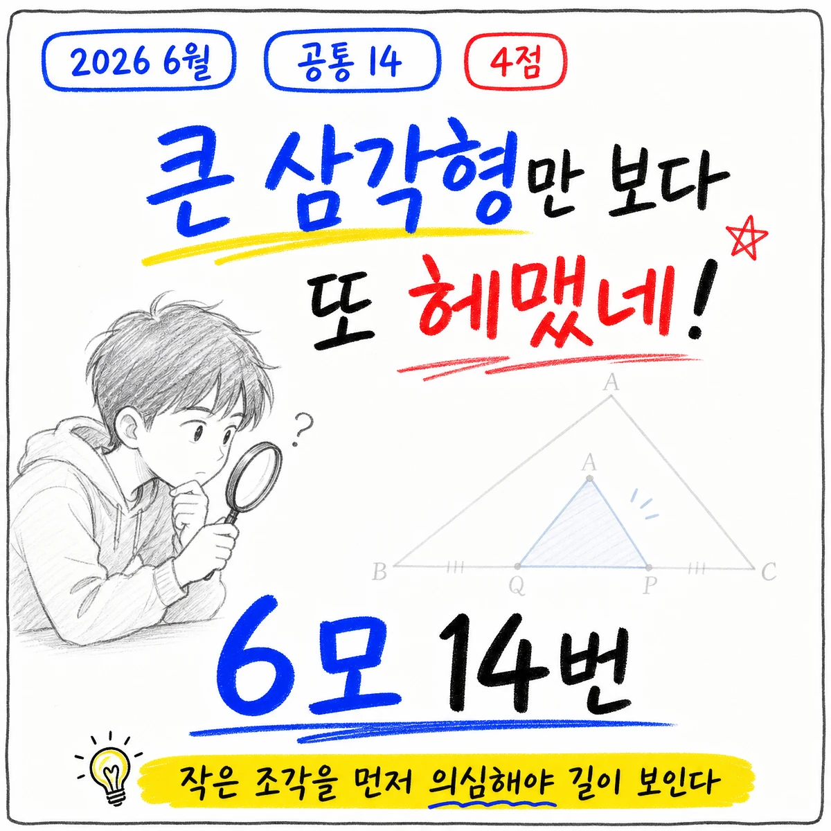 2026학년도 6월 모의평가 수학 14번 문제 이미지