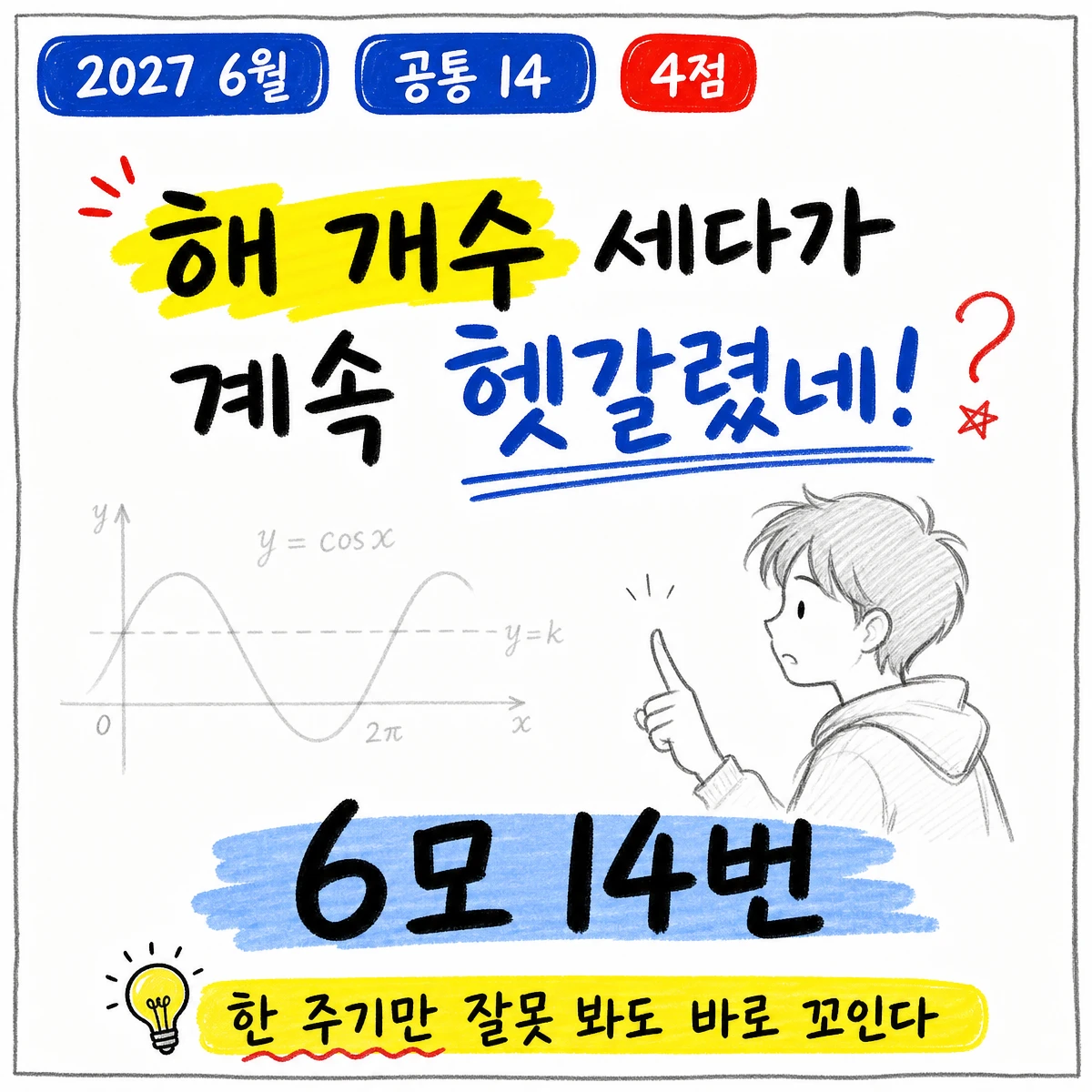 2027학년도 6월 모의고사 수학 공통 14번 문제 이미지
